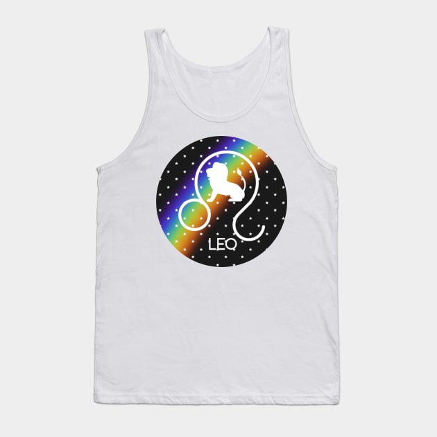 leo zodiac Tank Top by zeevana